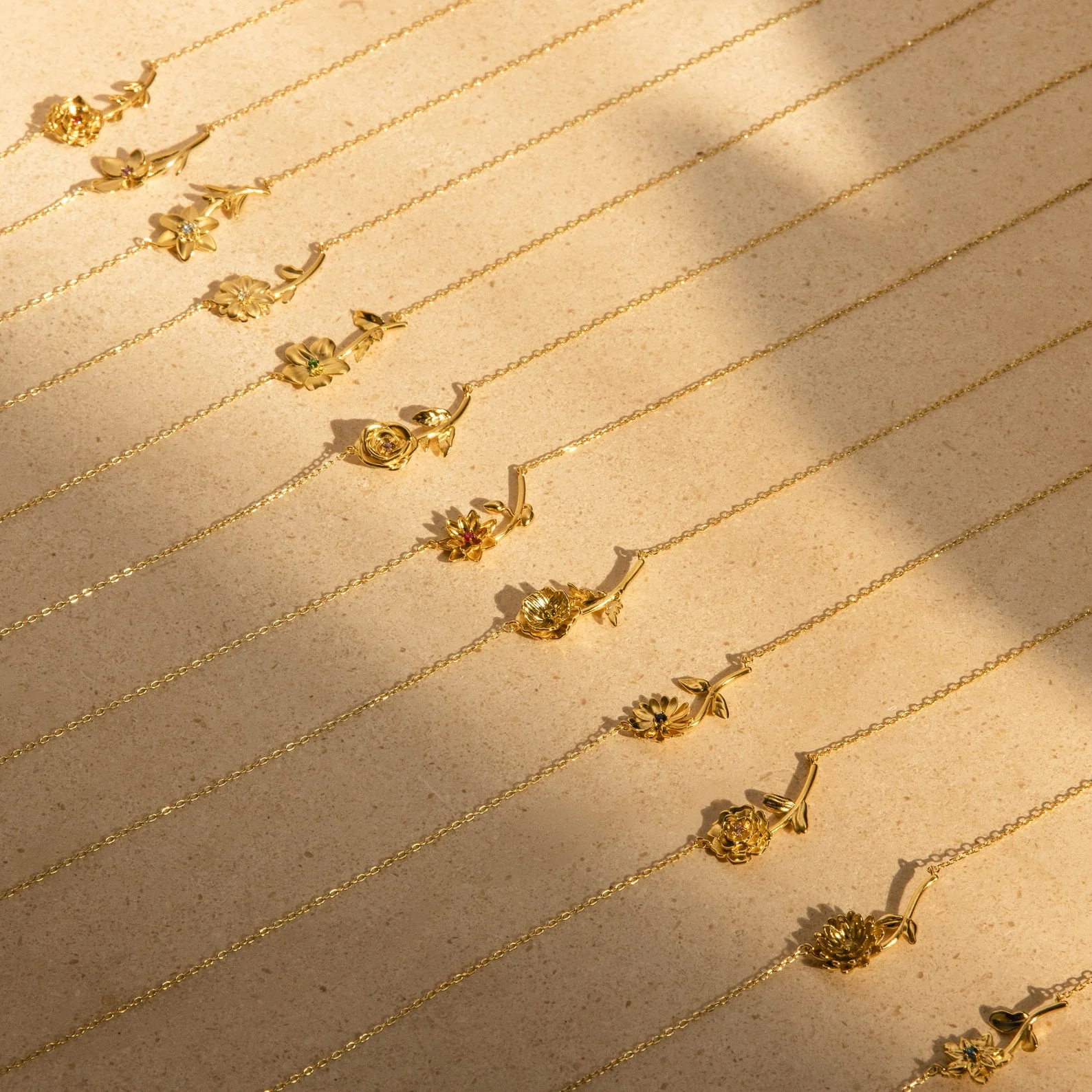 Floral Chain Necklaces